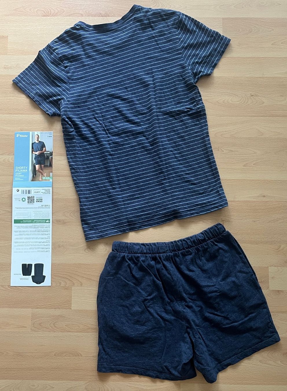 Tchibo Pigiami: Pyjama Herren, navy, Baumwolle, Gr. S 44/46 – Usato da Zürich venduto da fbsm 3