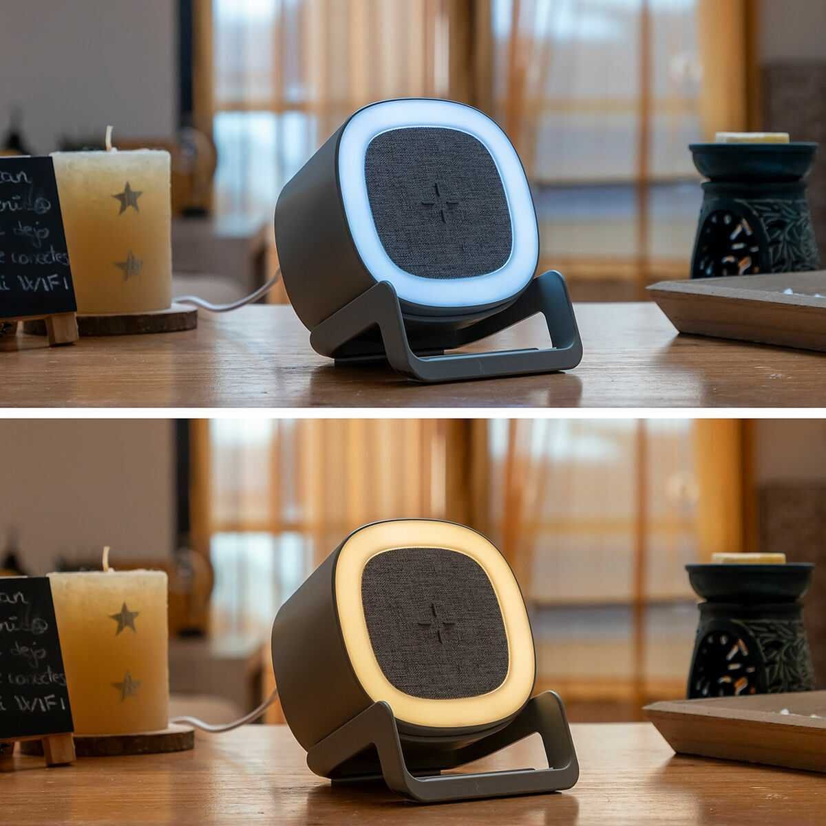 Casse acustiche: Bluetooth-Lautsprecher mit Induktions-Ladefunktion + 24 LEDs – Nuovo e nell'imballaggio originale da Giubiasco venduto da softmail 2