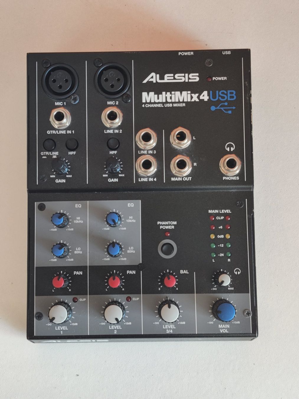 Alesis Console di mixaggio: DISC Alesis MultiMix 4 USB, 4-channel USB Mixer – Usato da Viganello venduto da XTECHSTOREX 1