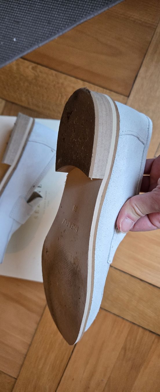 Scarpe da donna: Damen Halbschuh Hellgrau Gr. 39  – Usato da Basel venduto da 056rm 5