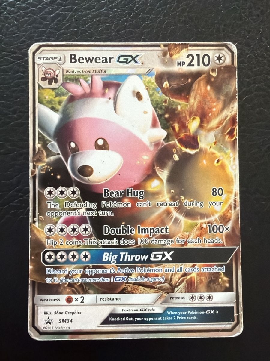 Pokémon Sammelbilder & Trading cards: Bewear GX SM34  – Gebraucht aus Hettlingen von SanCor7206