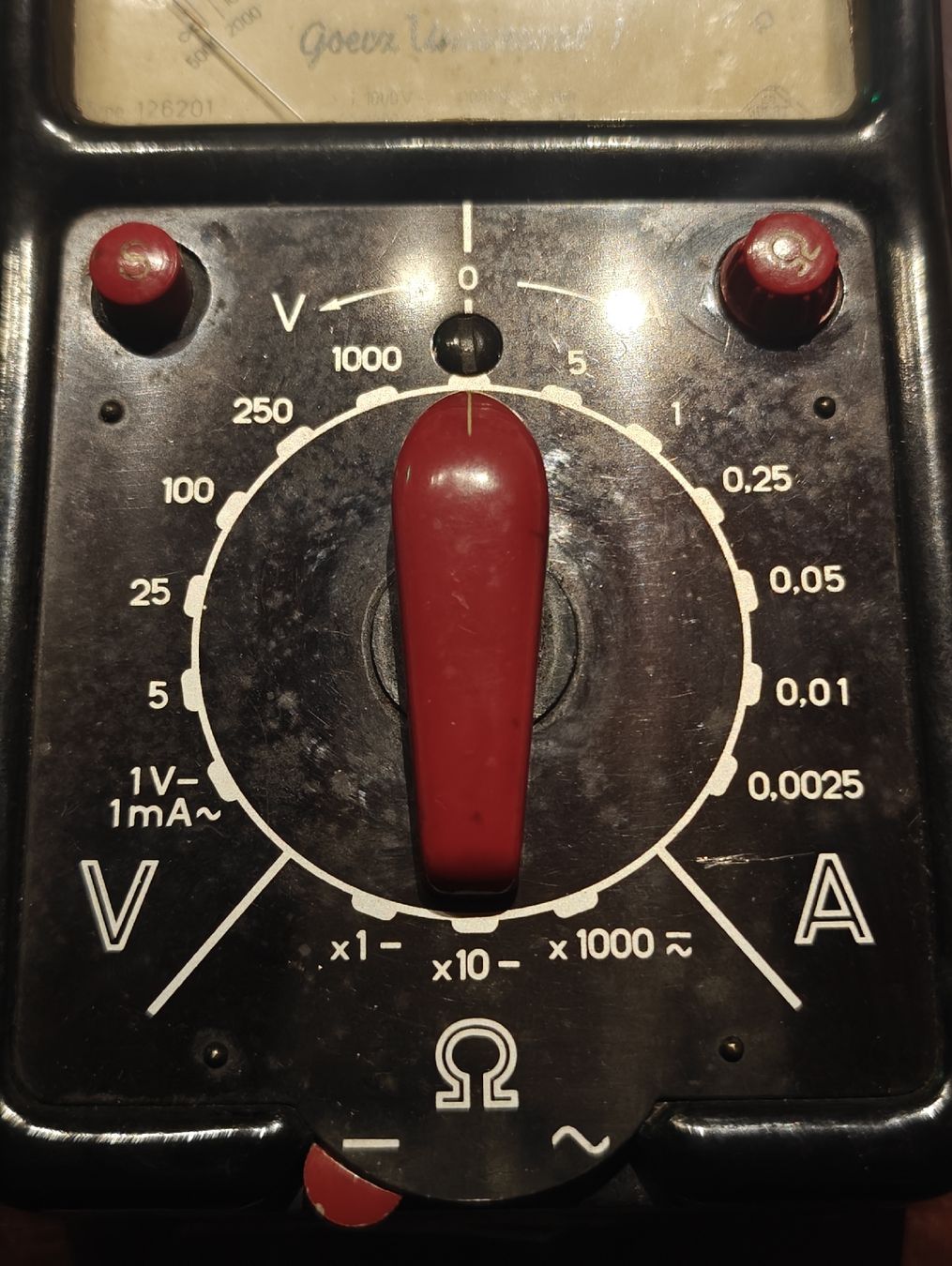 Misurare: Goerz Universal 1 Multimeter – Difettoso da Malans GR venduto da mesmen 1