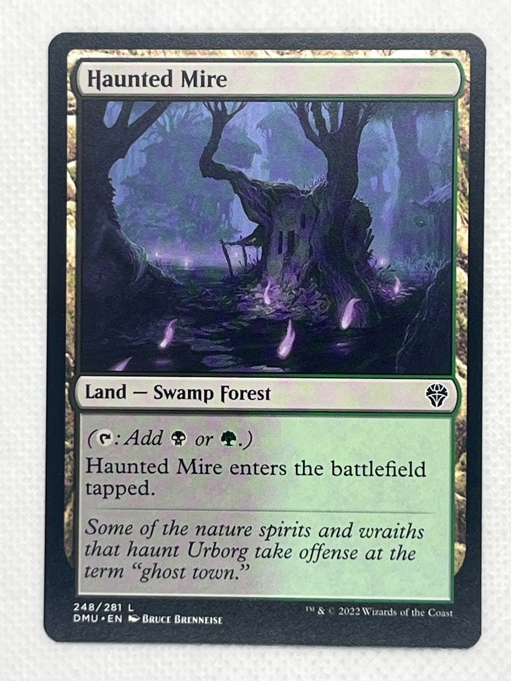 Magic The Gathering Sammelbilder & Trading cards: MTG Haunted Mire DMU 248 Englisch Common – Gebraucht aus Hinterkappelen von Kim1992