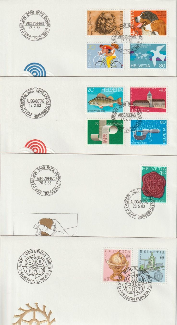 Tutti i francobolli: Über 100 FDC mit Sonder- und Dauermarken 1981-1996 – Nuovo (secondo la descrizione) da Frauenfeld venduto da ottoleo 1