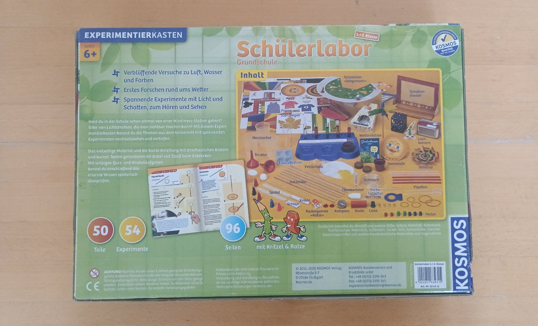 Baukästen: Schülerlabor – Neu (gemäss Beschreibung) aus Rothrist von GIWALD 1