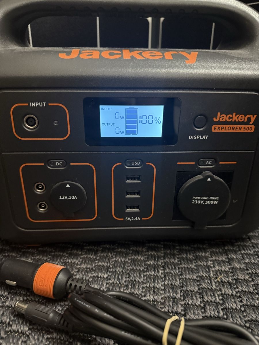 Jackery Dispositivi a energia solare: Jackery explorer 500 inkl Solar saga Panel 100w – Nuovo (secondo la descrizione) da Laufen venduto da car_2fnm 1
