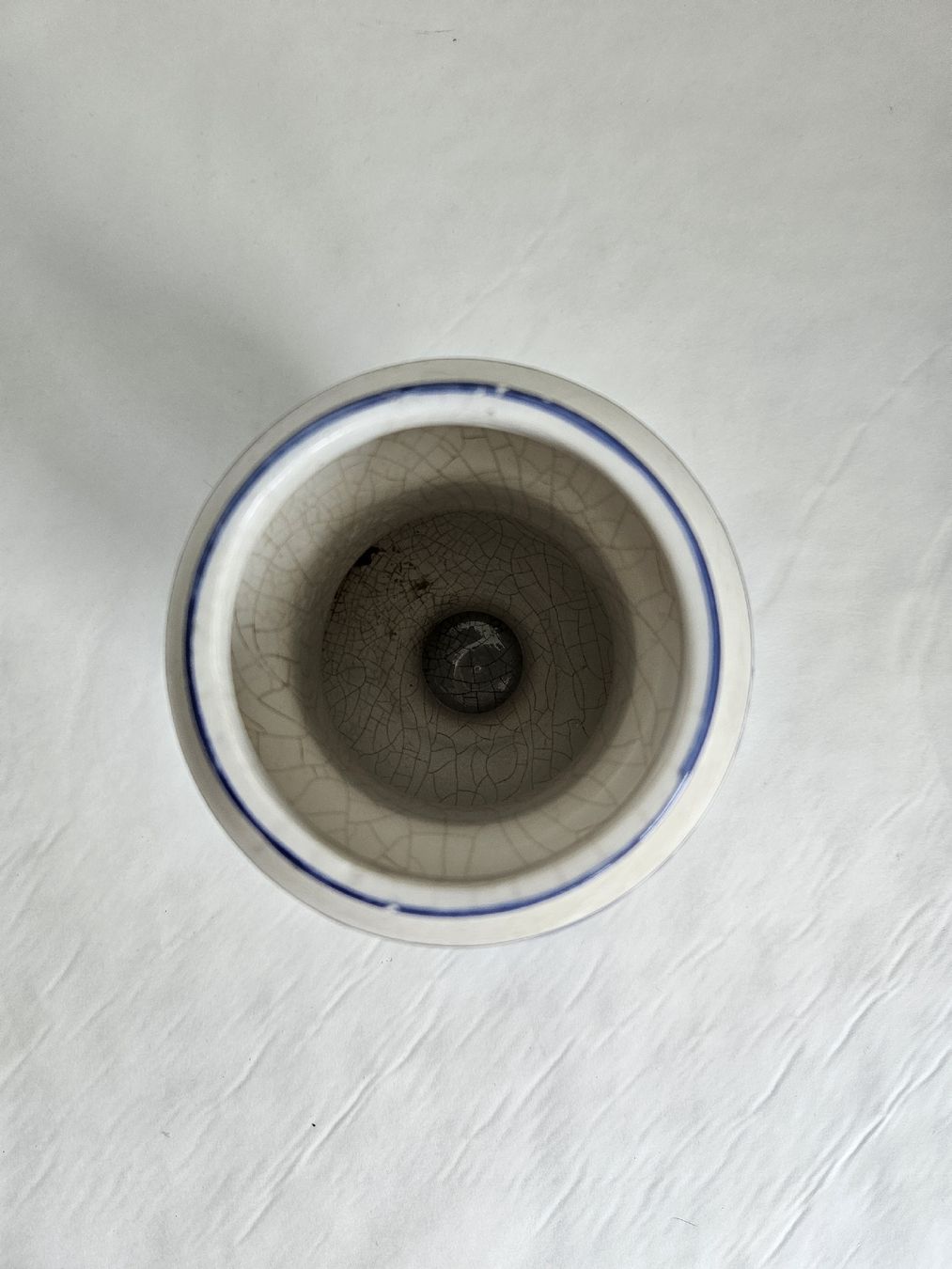 Pentole: blau weisser Keramik-Apothekertopf – Usato da Schaffhausen venduto da Alforall 5