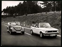 Fotografie Auto Volkswagen VW Käfer Cab