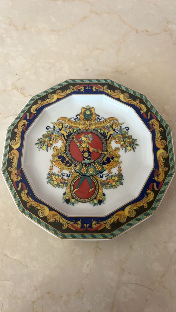 Versace Piatti: Edler Versace Teller / Wandteller mit Harlekin Motiv – Nuovo (secondo la descrizione) da Zürich venduto da Raudele