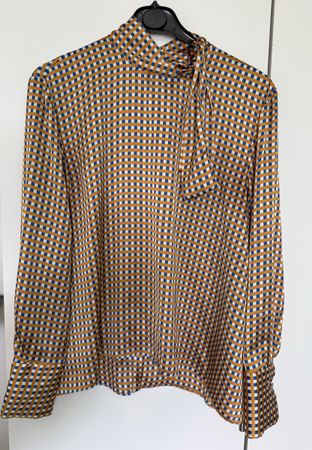Edle Zara-Damen Bluse kariert, Grösse L