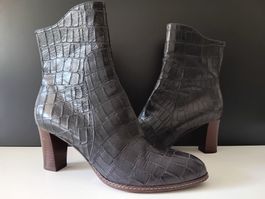 GIORM VENEZIA Bottines en cuir chocolat pointure 38