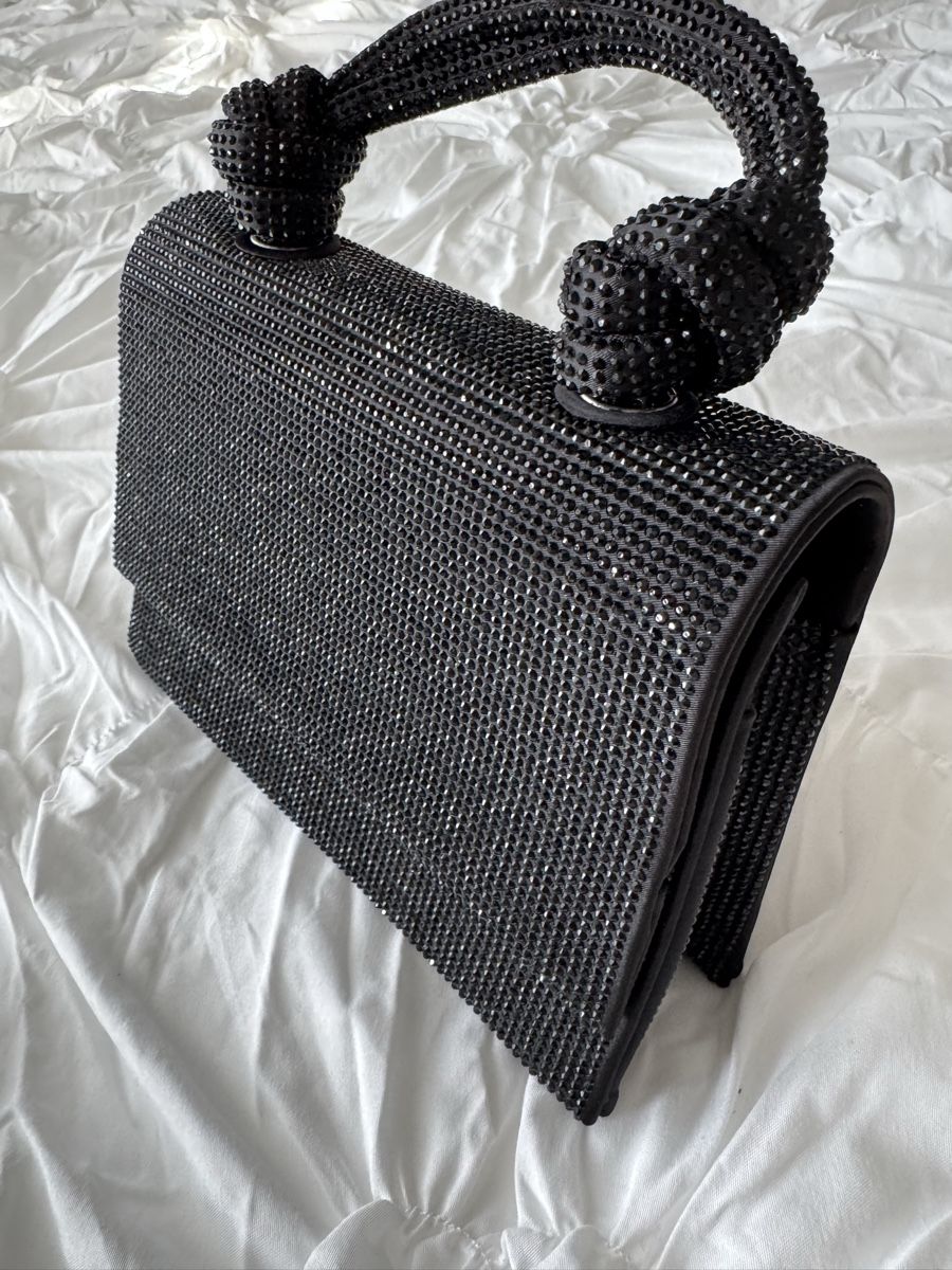 Mango Borse da donna: Schwarze Glitzer Handtasche - neuwertig! – Nuovo (secondo la descrizione) da Binningen venduto da happy_xx 1
