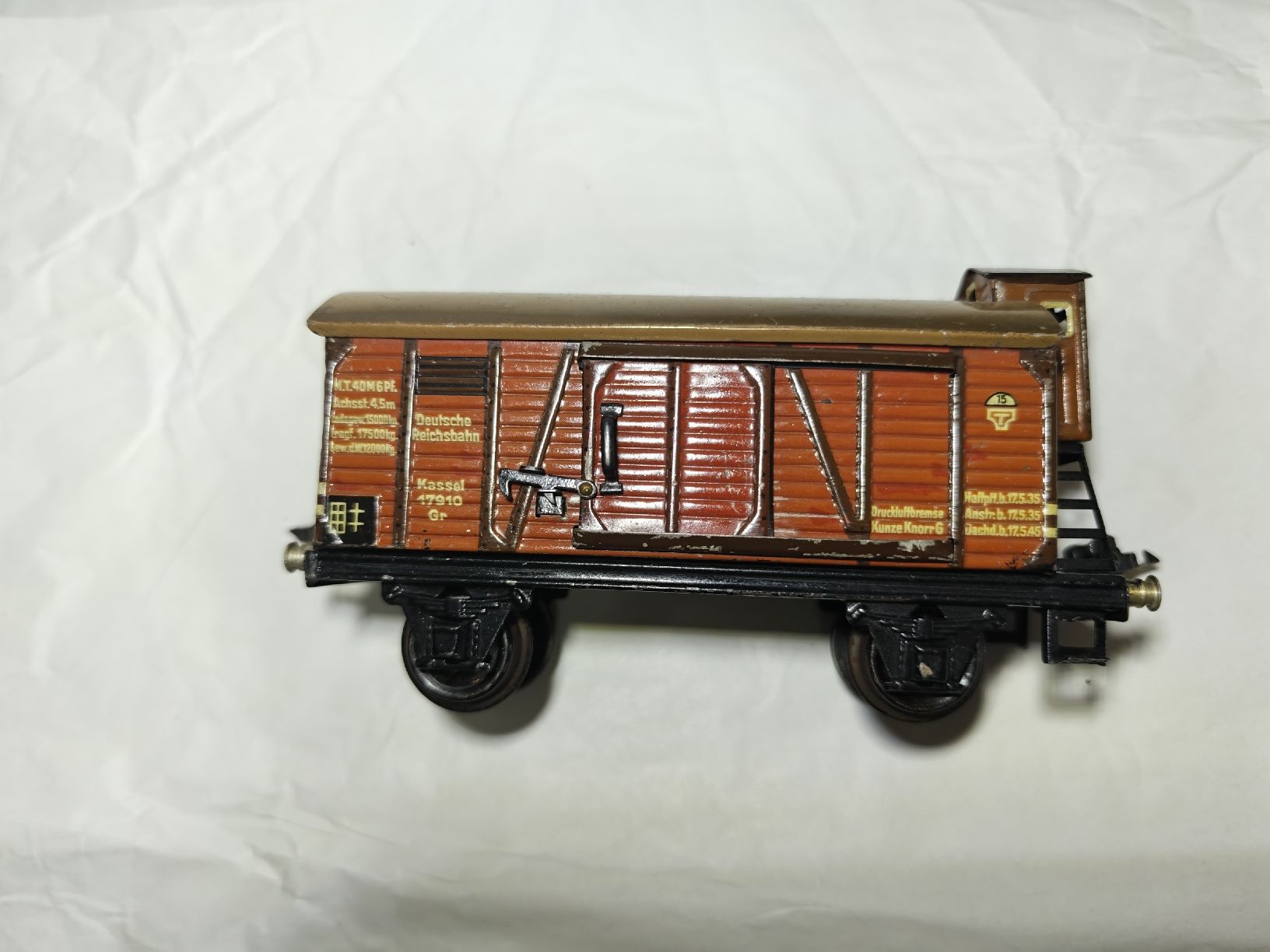 Märklin Modellini di ferrovie: Märklin wagon marchandises Spur 0 – Usato da Genève venduto da baker02 1