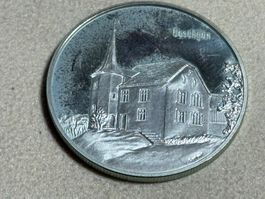 9. 1 Medaille 900 Silber, 15 g, Durchmesser 33 mm