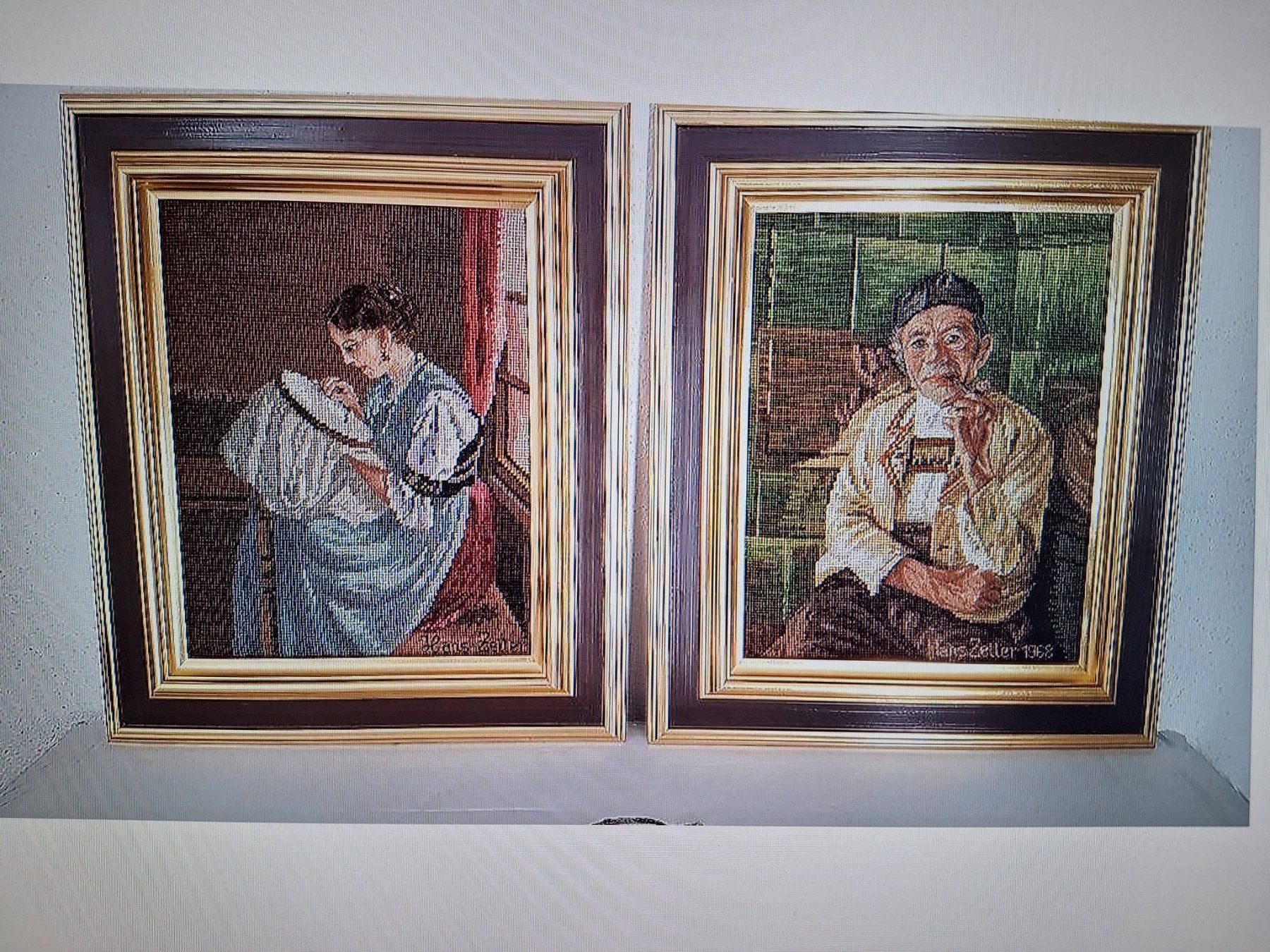 Poster & Bilder: Gobelinbilder von Hans Zeller – Gebraucht aus Appenzell von Hasenfurz