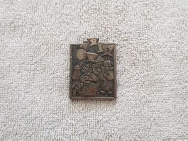 Plakette Fasnacht Basel 1967 Silber