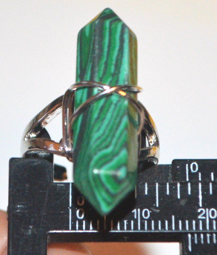 Anelli: Ring D-896 – Malachit 17mm Innendurchmesser – Nuovo e nell'imballaggio originale da Goldiwil (Thun) venduto da han_v5b7 6