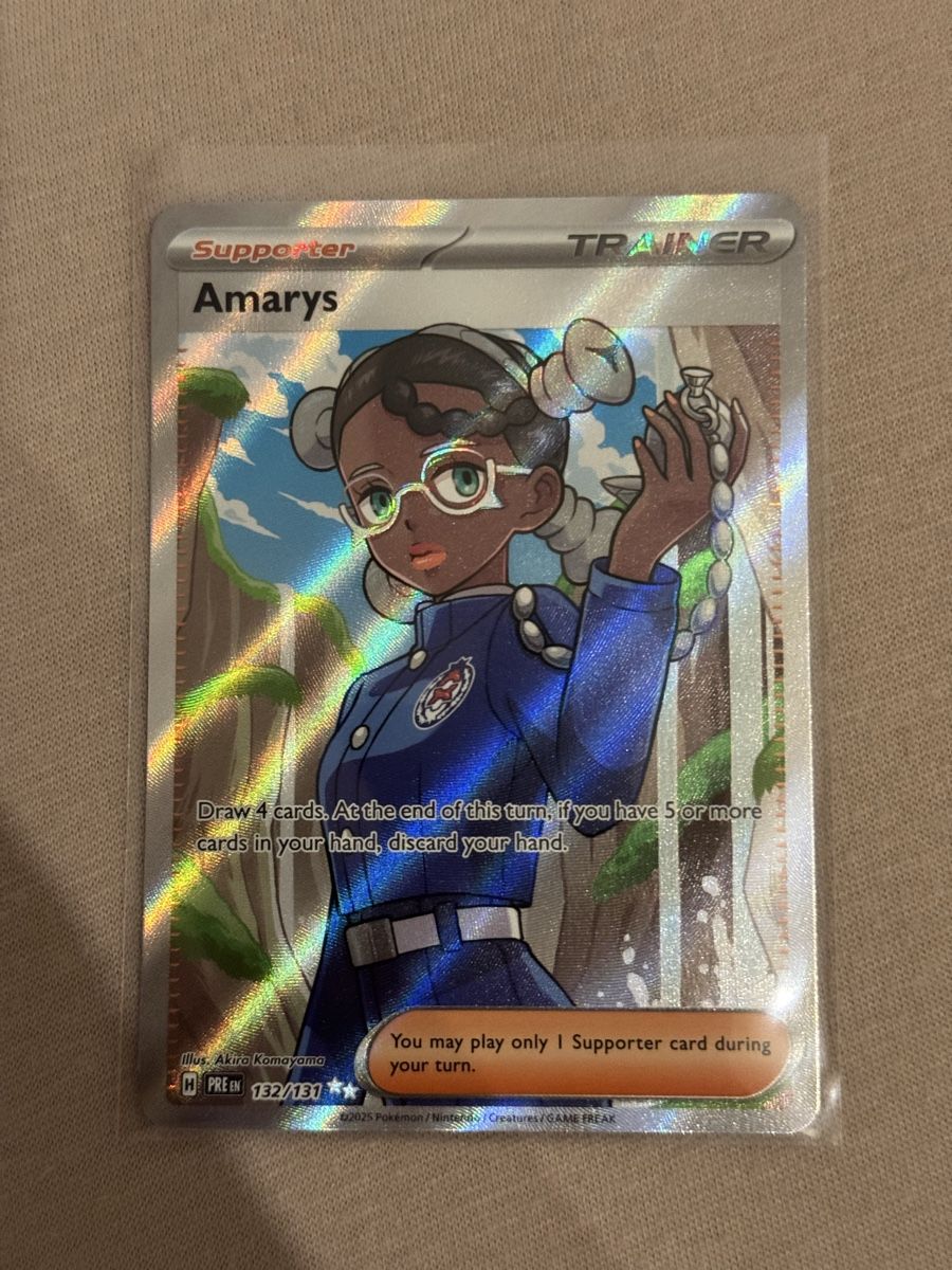 Pokémon Carte collezionabili: Pokémon Amarys 132/131 Prismatic Evolutions – Nuovo (secondo la descrizione) da St. Gallen venduto da Xbylucas