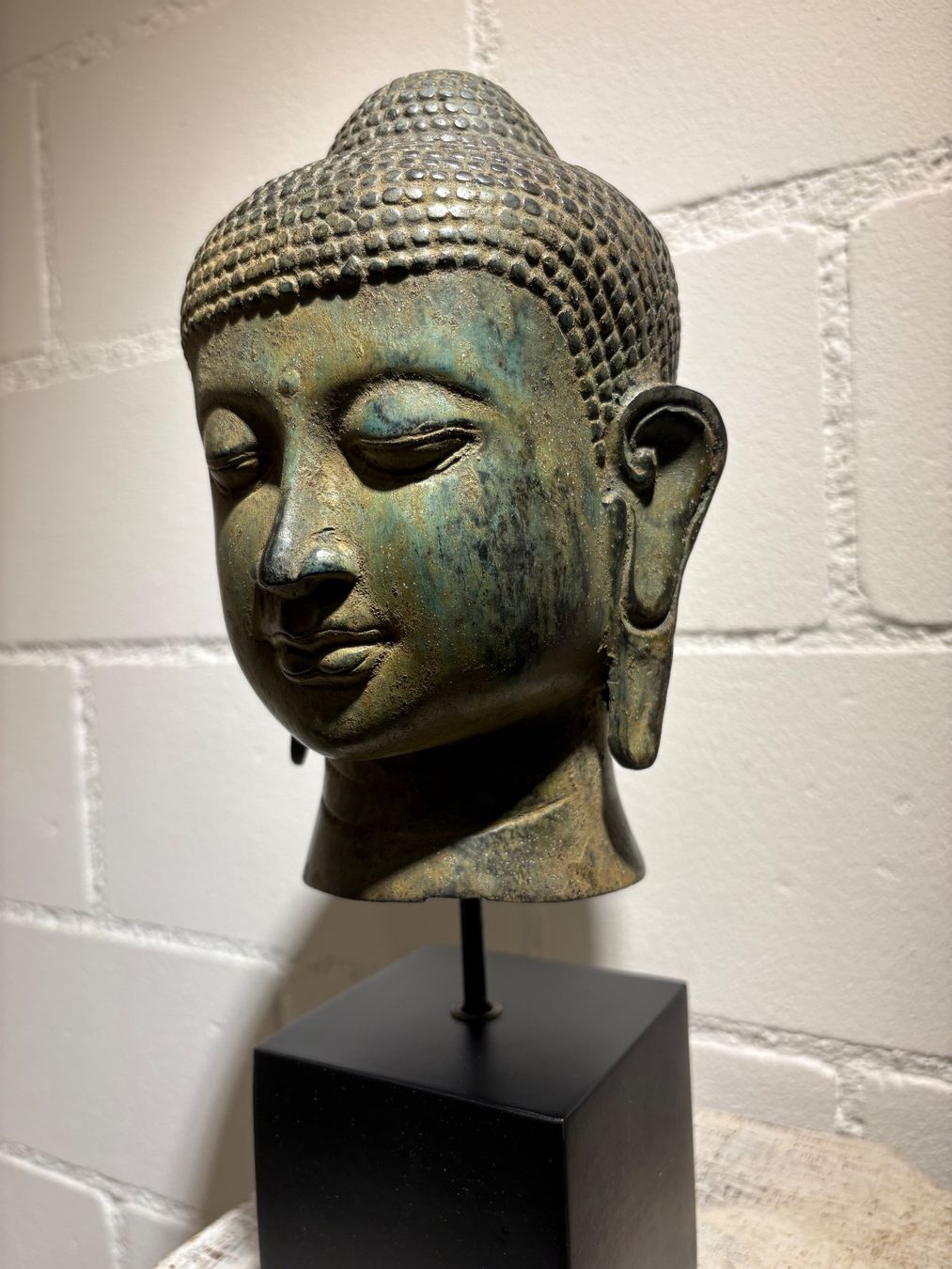 Sculture & Statue: Buddha Kopf 31cm - Messing Skulptur – Usato da Lenggenwil venduto da Unique_ 3