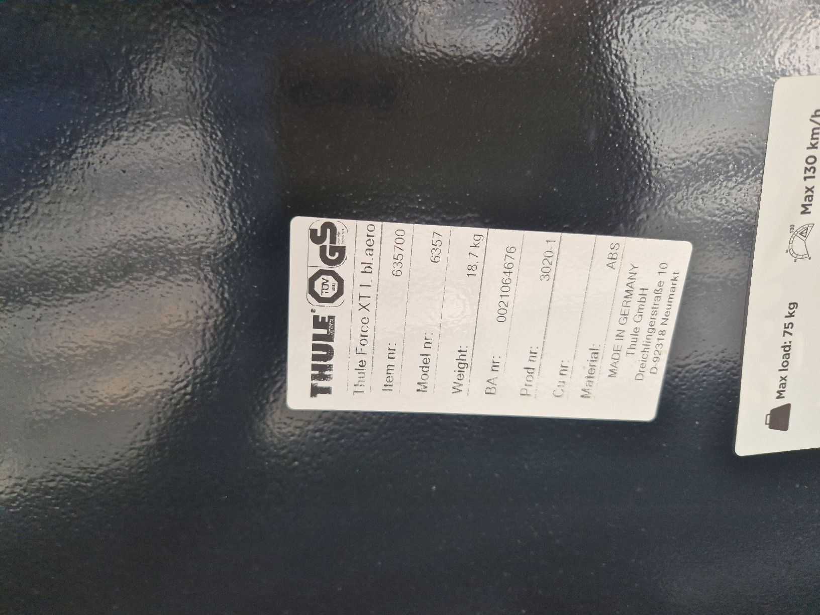 Thule Box da tetto: Dachbox Thule Force XT L  – Usato da Stans venduto da Yoodo 4