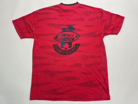 Vintage 80s T-Shirt Camo Etirel Surf Championships Sz. L
