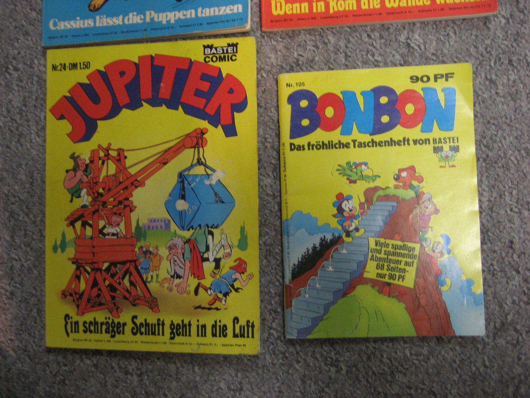 Fumetti: Jupiter 2,3,24 + Bonbon 105 – Usato da Bottighofen venduto da Spiderman61 2