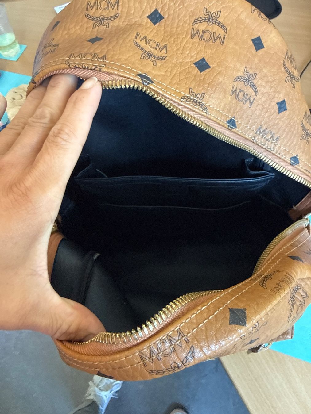 Mcm Zaini: MCM Rucksack Visetos Small Plus heritage Canvas – Usato da Buchs ZH venduto da Vanillebaeumli 3