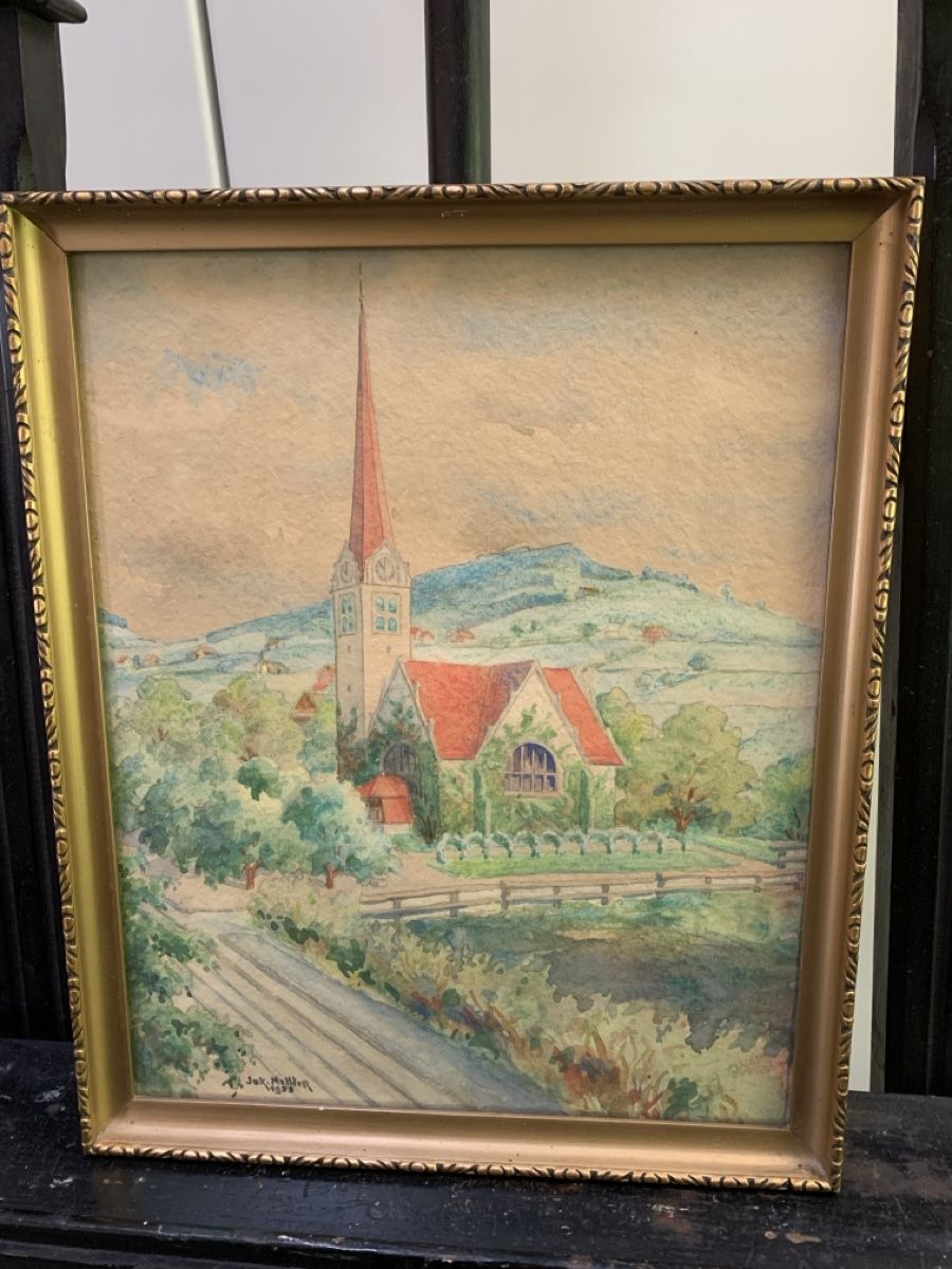 Dipinti: Jakob Mettler 1935  – Usato da Wolfhalden venduto da SecondAntique 3