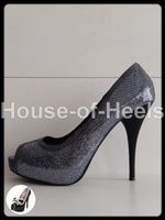 Escarpins peep-toe Highest Heel Collection 42 talon 13cm pla