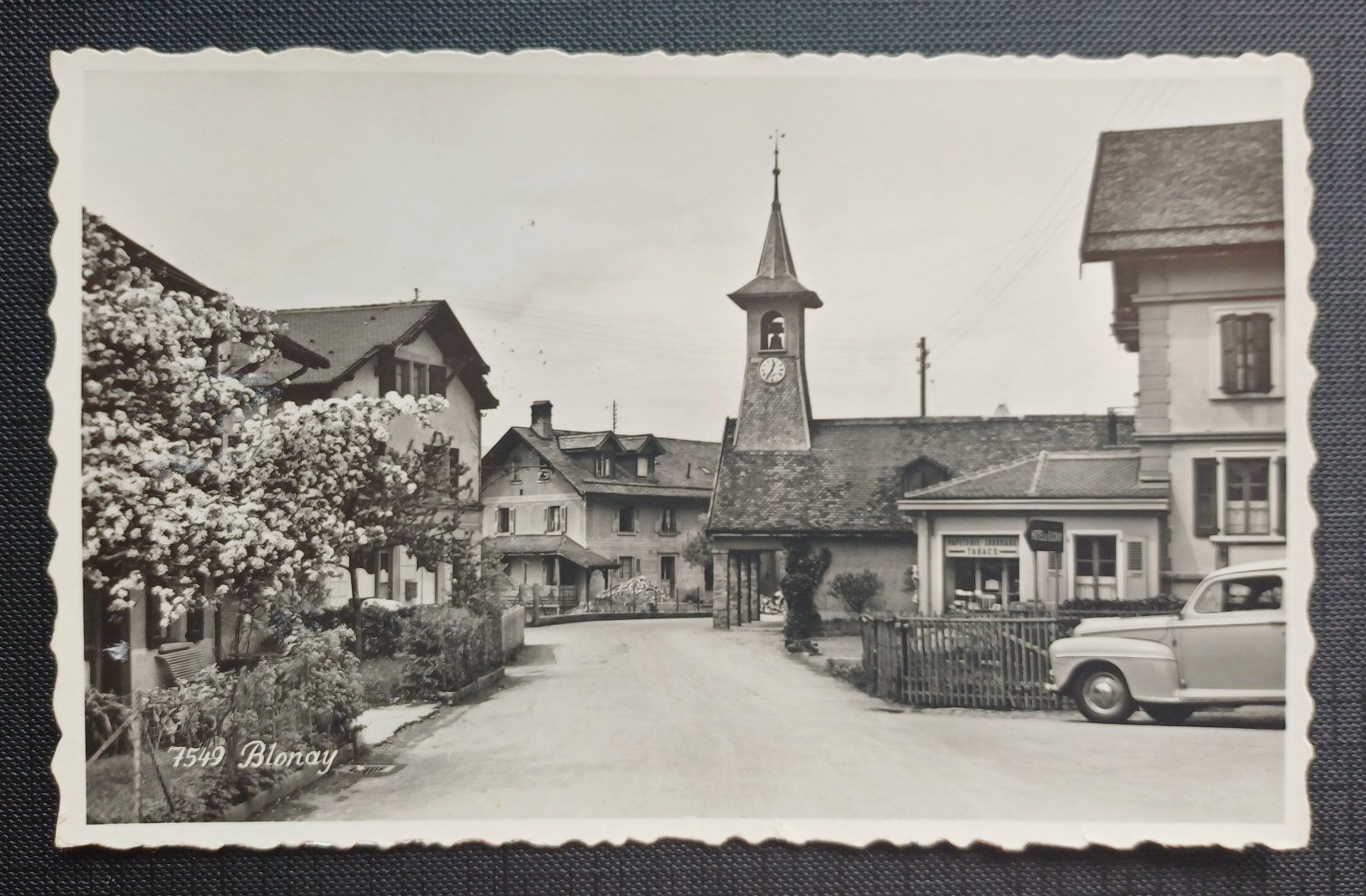 Cartoline postali: AK Tabakladen BLONAY Oldtimer um 1940 – Usato da Brittnau venduto da simionius
