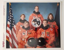 Space Shuttle Crew NASA STS-32 / Okt.1989 // 25.5/20