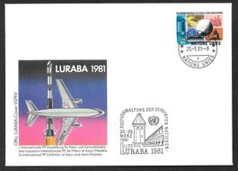 Sonderbrief SSt 76A Luraba UNO Postverwaltung Genf 20.3.1981