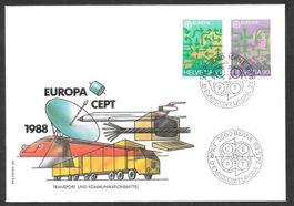 FDC Serie 763 - 764 ET Bern 24.5.1988 schön illustriert