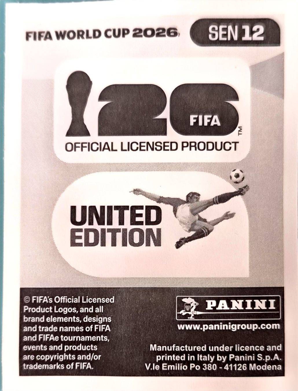 Panini Carte collezionabili: Carte FIFA World Cup 2026 SEN 12 – Usato da Clarens venduto da rim_g98y 1