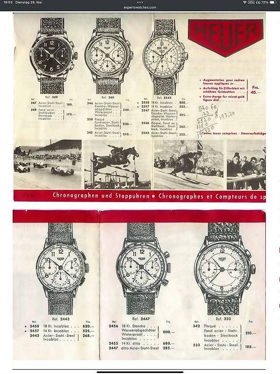 Uhren: Heuer Pre-Carrera Chronograph – Gebraucht aus Kilchberg ZH von Maxmax7 7