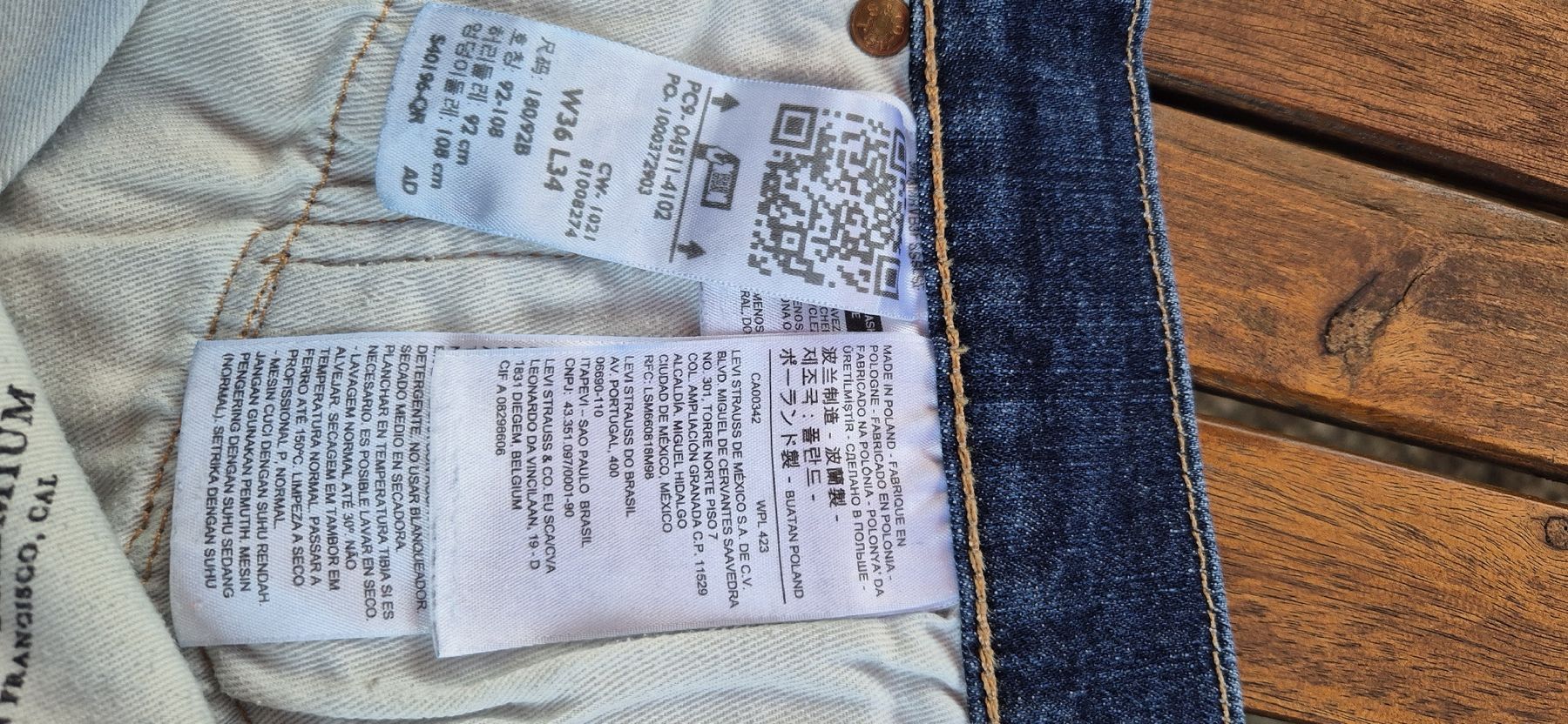 Levi's Jeans: Levis Jeans 511 36x34 – Gebraucht aus Birsfelden von gui_m5m9 5