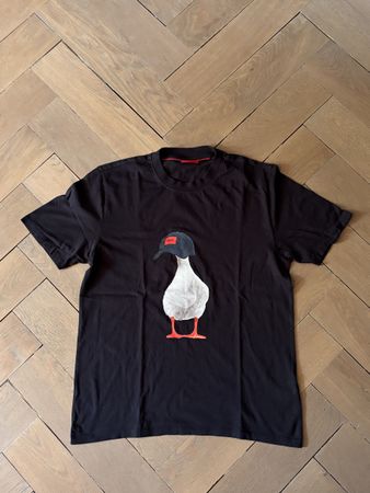 Herren T-Shirt Schwarz Grösse S Hugo mit Print