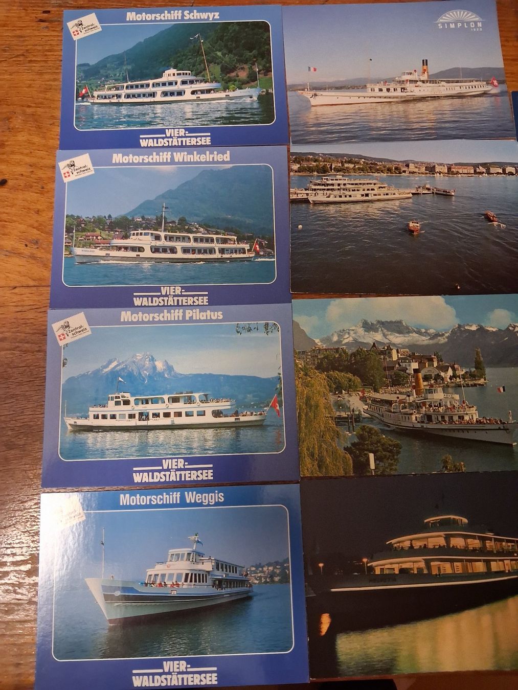 Cartes postales: 11 Postkarten Schweizer Schiffe – D'occasion à Zürich par rald