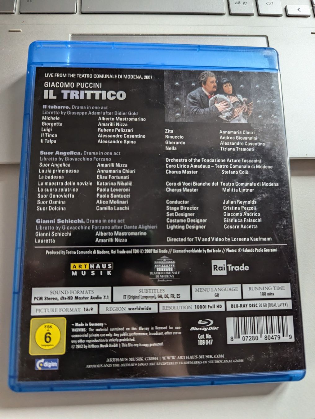 Alle DVDs: Puccini: Il Trittico - Blu-ray DVD – Gebraucht aus Hünenberg See von SpecialEditionGaming 1