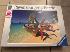Ravensburger Puzzle 1000 Teile - Thailand Boote -Top Zustand