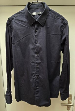 Hemd Karl Lagerfeld (Gr. 44/114) marineblau