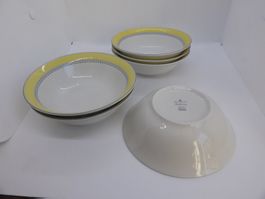 Lot de 6 bols à salade ou céréales Royal Doulton bluberry
