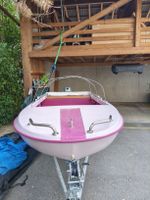 Motorsport Boot    Heinrich Eigenbau GFK 410cm mit Honda BF6