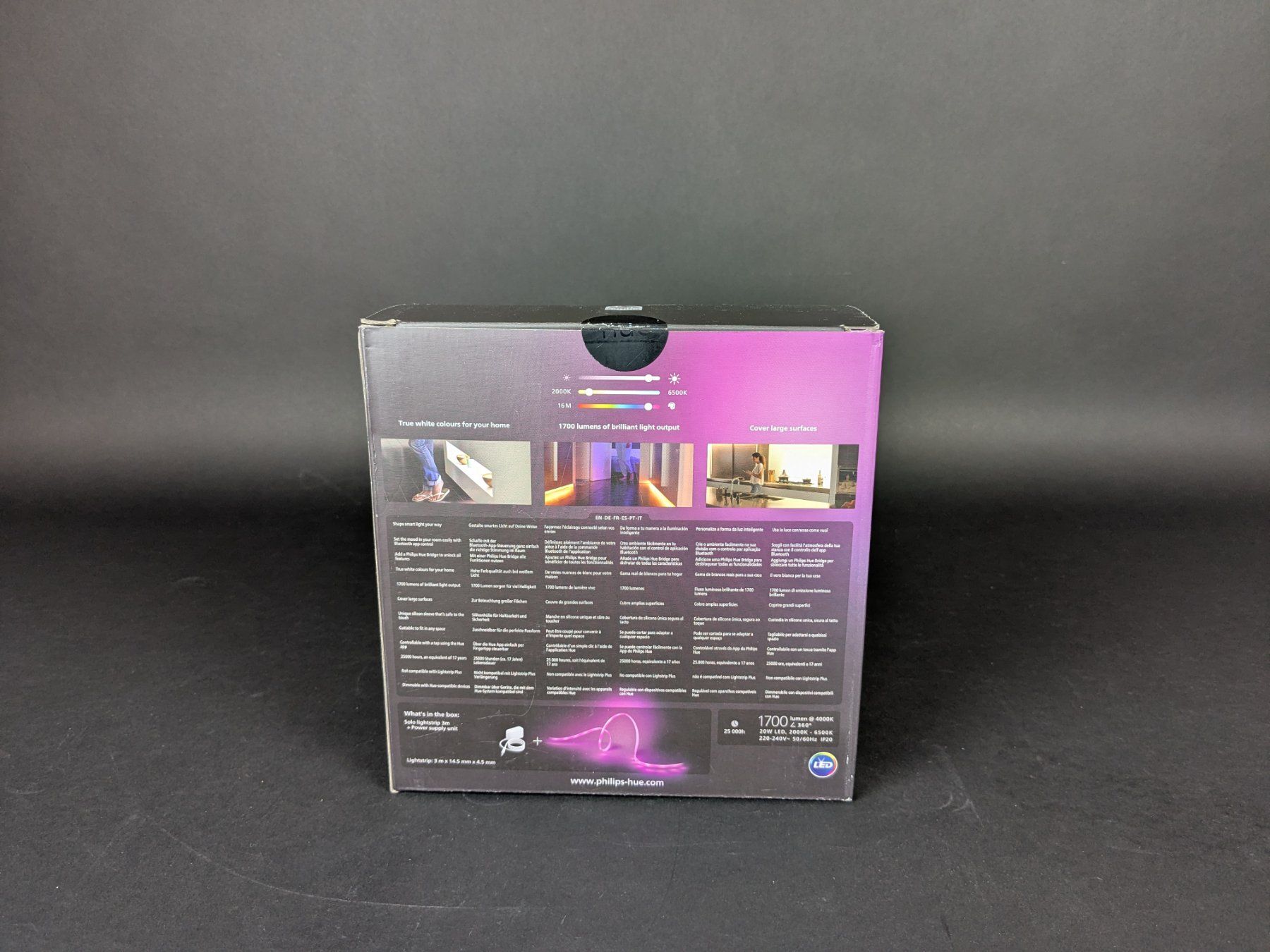 Philips Ghirlande e barre luminose: PHILIPS Hue Lightstrip Solo – Nuovo (secondo la descrizione) da Thun venduto da Restwert_Thun 5