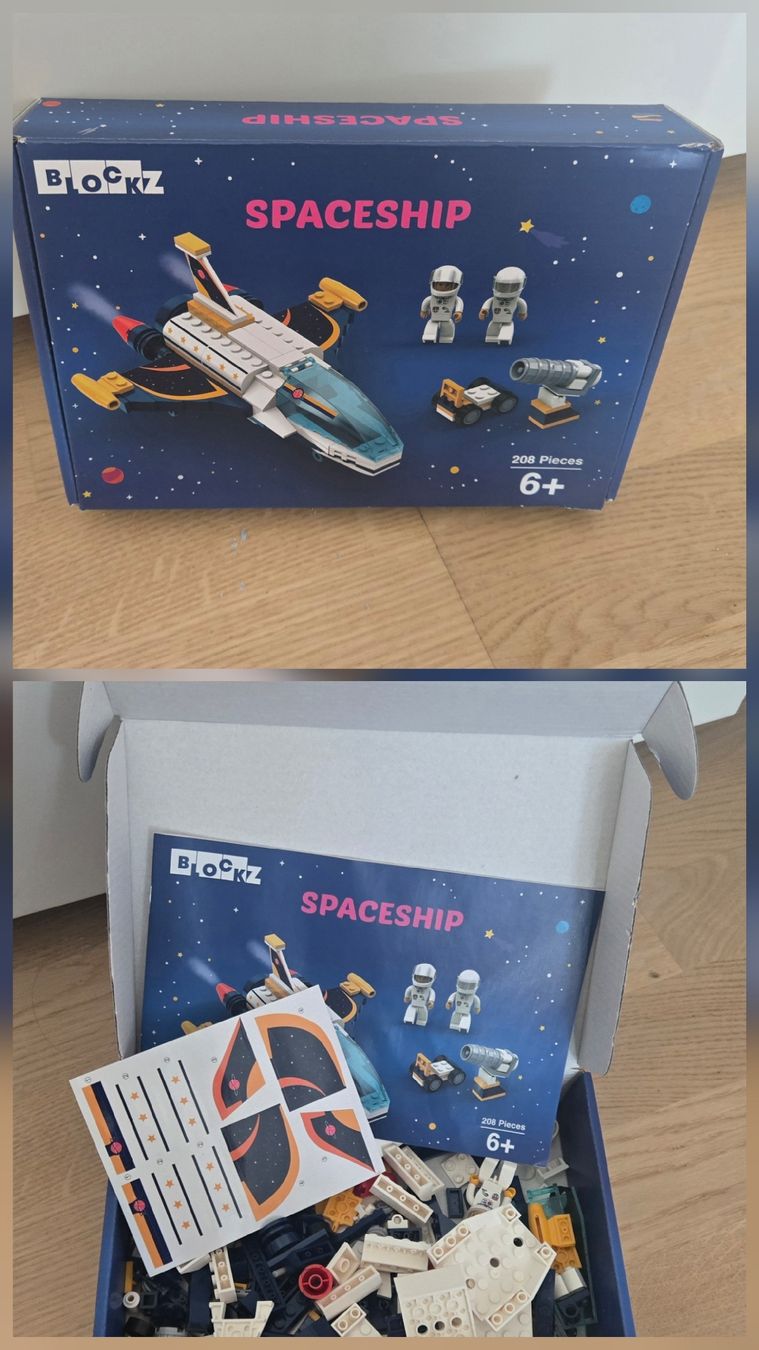 Kit di costruzioni: Block Space Ship 208  Stücke - Neu  – Nuovo (secondo la descrizione) da Sarmenstorf venduto da Lunares_Mare