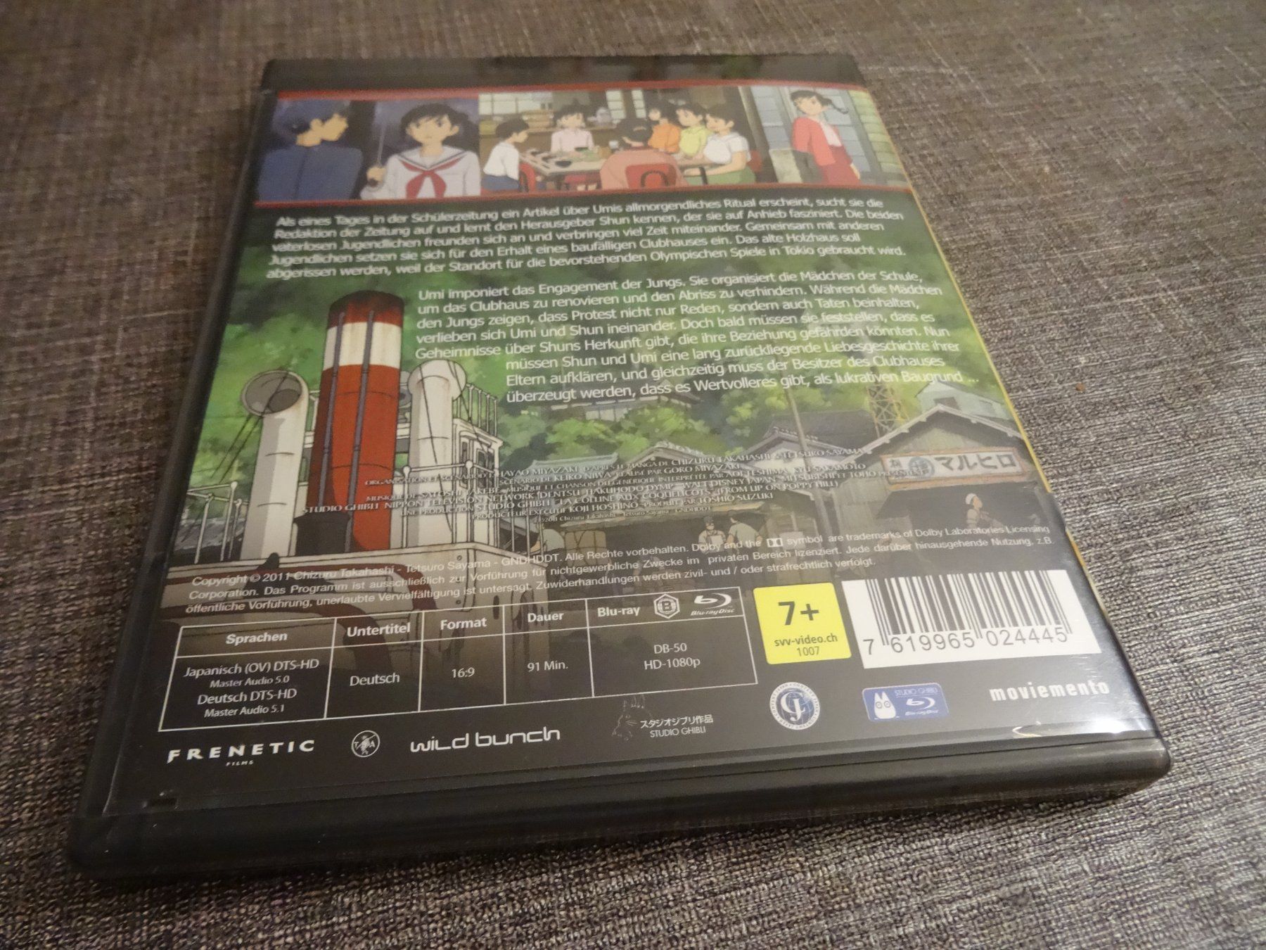 Tutti i DVDs: Blu-ray Der Mohnblumenberg Studio Ghibli – Usato da Olten venduto da Disc-Verkauf 2