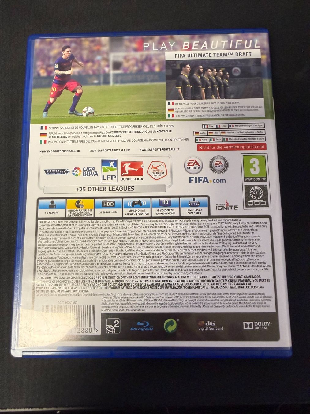 Sony Giochi: Fifa 16 - PS4 – Usato da Pont-de-la-Morge venduto da Darfal 2