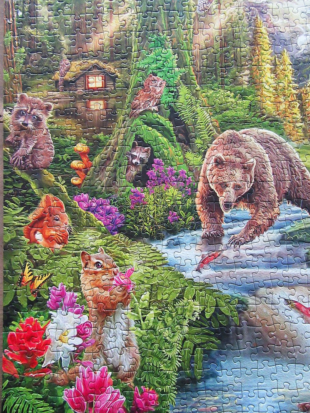 Puzzles: Schmidt Puzzle 1000 Teile - Waldtiere am Waldrand – Gebraucht aus Auenstein von Padabimbim 5