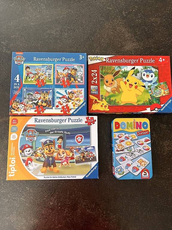 Puzzle: 3x Puzzle & 1x Kinderdomino – Usato da Winkel venduto da Maria1525