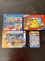 3x Puzzle & 1x Kinderdomino